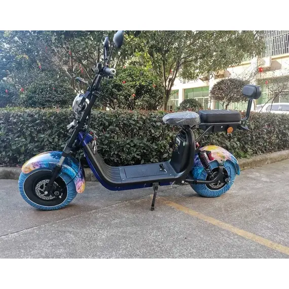 Электроскутер Motoleader Citycoco ML1500E 1500W (двухместный), фото , изображение 5