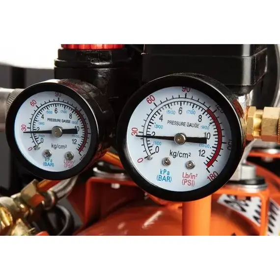 Компресор повітряний Neo Tools 12K020, безмасляний, 500Вт, 12л, 8бар, 95л/хв, 2-х поршневий, IP20, image _ab__is.image_number.default