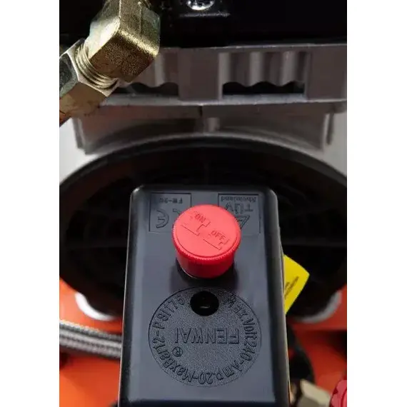 Компрессор воздушный Neo Tools 12K021, безмасляный, 800Вт, 24л, 8бар, 125л/мин, 2-х поршневой, IP20, фото , изображение 7