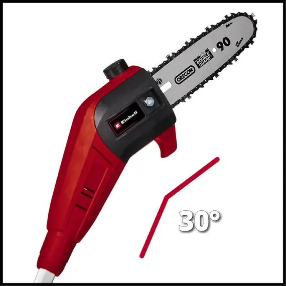 Высоторез аккумуляторный Einhell GC-LC 18/20 Li T-Solo, шина 20 см, 18В, 195мм, 5.5 м/с, 70мл, 228-288 см, 3 кг, фото , изображение 4