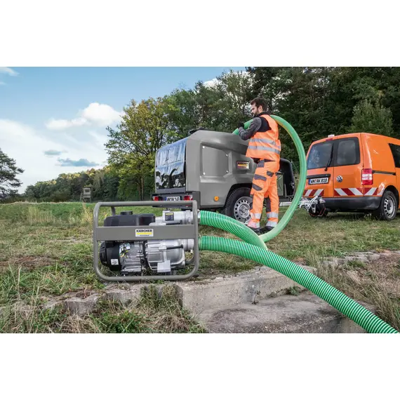 Мотопомпа бензинова Karcher WWP 45 для брудної води, 45м3/год, 6.9 к.с., 166 см/куб, 36кг, image _ab__is.image_number.default