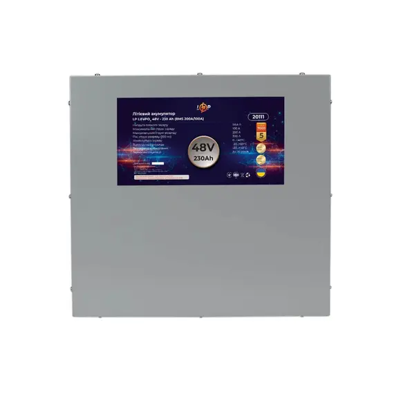Акумулятор LogicPower LiFePO4 48V (51,2V) - 230 Ah (11776Wh) (BMS 200A/100A) метал, image _ab__is.image_number.default