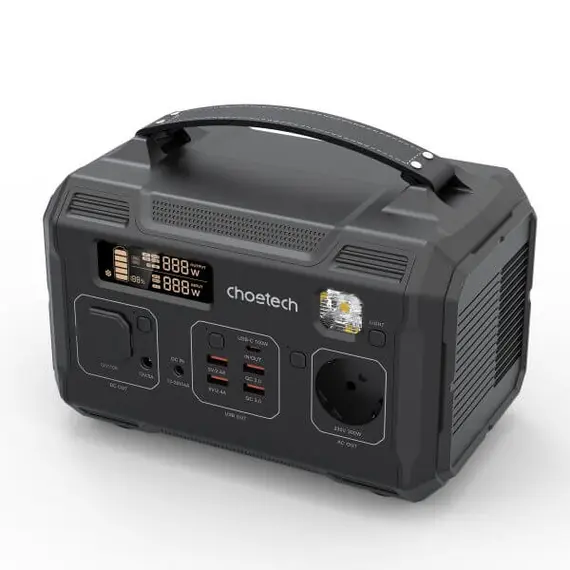 Портативна зарядна станція Choetech BS002-EU-BK, 300 Вт, 277Вт/час, Li-pol, image 