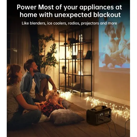 Портативна зарядна станція Choetech BS002-EU-BK, 300 Вт, 277Вт/час, Li-pol, image _ab__is.image_number.default