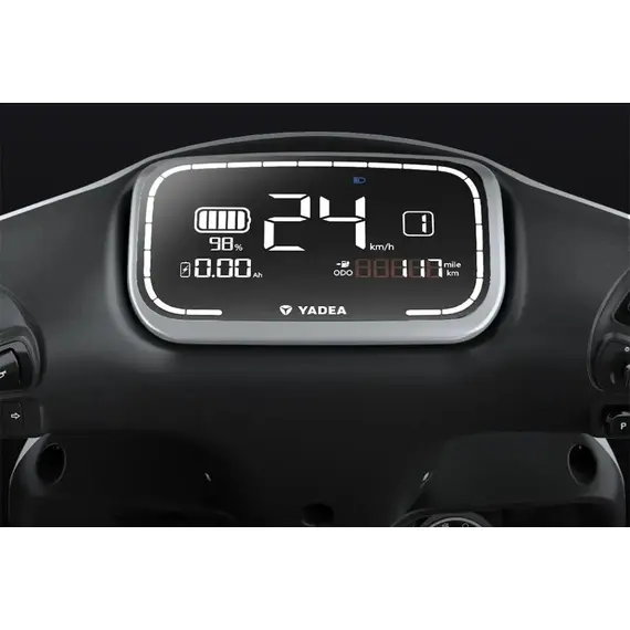 Электроскутер Yadea T2 (белый), фото , изображение 7