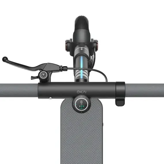 Электросамокат OKAI ES20-NEON 9", 300 (600)W, 9.8Ah, 40km, 25km\h, 20%, NFC, App, Black (ES20-B), фото , изображение 6