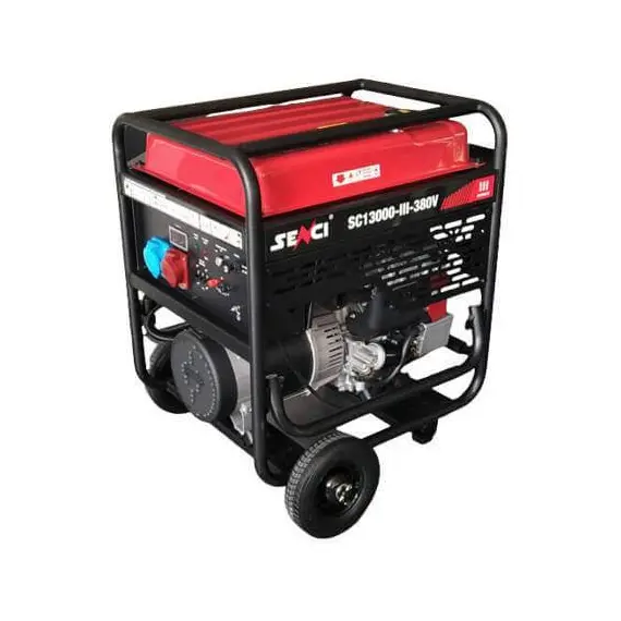 Бензиновый генератор Senci SC 13000-III 380V, фото 