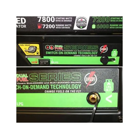 Генератор двухтопливный Senci SC 12000ED (газ, бензин), фото , изображение 9