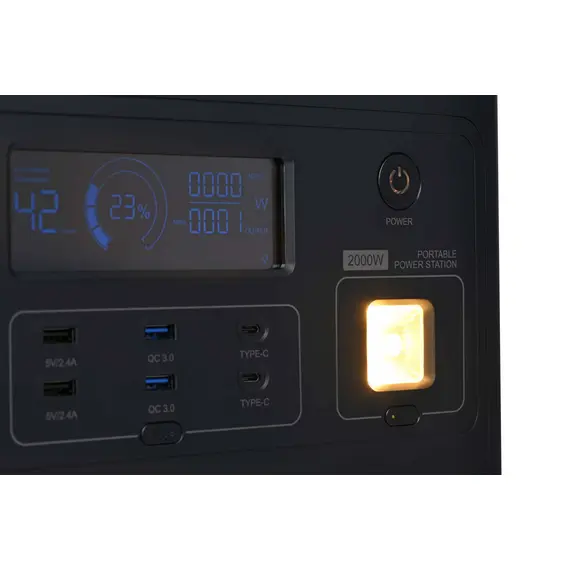 Портативная зарядная станция 2E 2E-BS006, 2000 Вт, 1997Вт/час, LiFePO4, фото , изображение 7