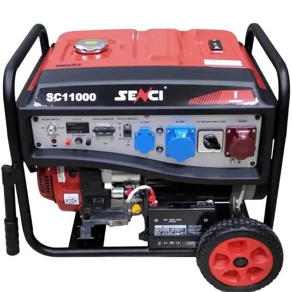 Бензиновый генератор SENCI SC 11000 (230/380V, 8,5 кВт), фото 