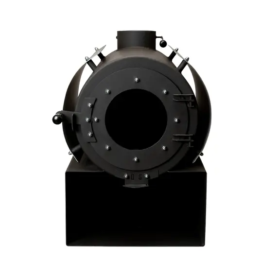 Печь отопительная Экожар DS Classic с кожухом золото, фото , изображение 3