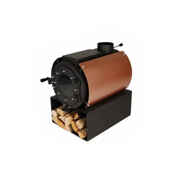 Піч опалювальна Екожар DS Classic з варильною поверхнею + кожух мідний, image 