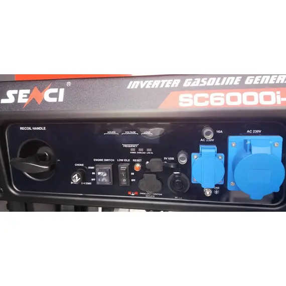 Инверторный генератор Senci SC 6000 i V, фото , изображение 8
