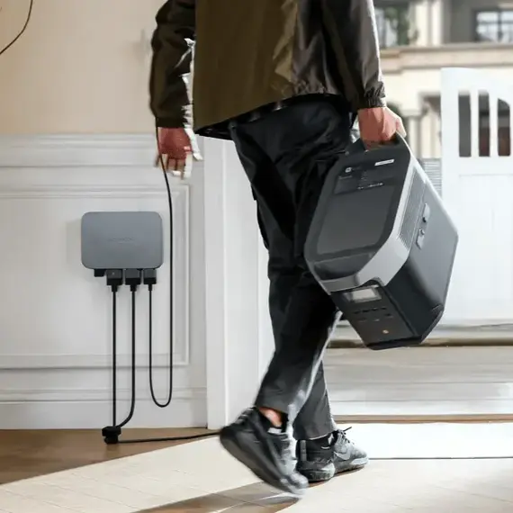 Комплект енергонезалежності EcoFlow PowerStream - мікроінвертор 800W + зарядна станція Delta Pro + 2 x 400W стаціонарні сонячні панелі, , 3600Вт/час, LiFePO4 (літій-залізо-фосфатний), image _ab__is.image_number.default