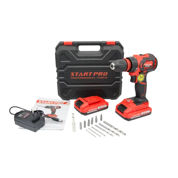Шуруповерт акумуляторний START PRO SCD2-18/2BD (2 акум.), image _ab__is.image_number.default