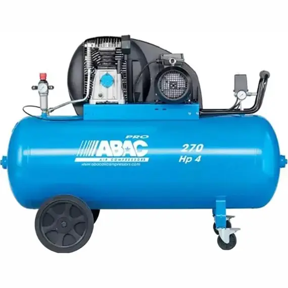 Компресор ABAC PRO A39B 270CT4, 270л, 486л/хв, 10бар, 3кВт, 1300об/хв, 96дБ, 138кг, image 