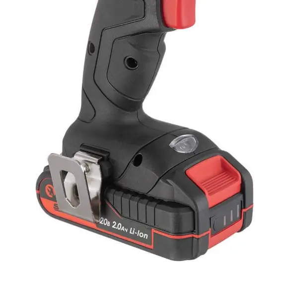 Дрель-шуруповерт аккумуляторная INTERTOOL WT-0351 20 В, 50 Nm, 0-450/0-1700 об/мин, 2-13 мм, Li-Ion, 2.0 Ач, ЗП 2А, кейс, фото , изображение 9