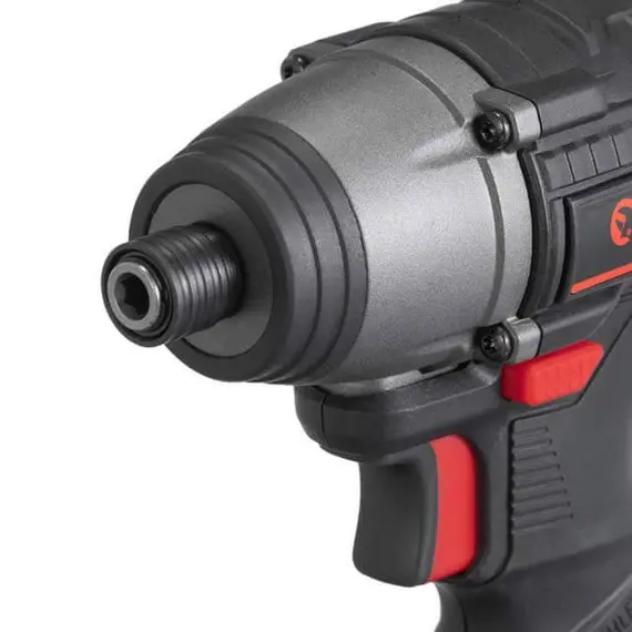 Шурупокрут ударний (гвинтокрут) акумуляторний INTERTOOL WT-0362 з безщітковим двигуном 20 В, 200 Nm, 0-2900 об/хв, 0-4000 уд/хв, 1/4", літій-іон, 2.0 Ач, ЗП 2А, кейс, image _ab__is.image_number.default