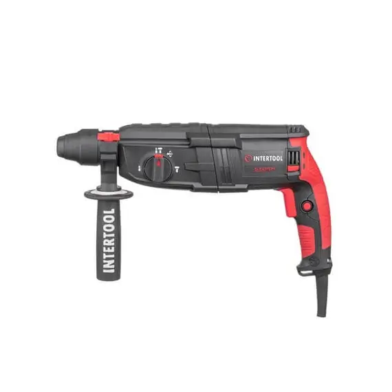 Перфоратор INTERTOOL WT-0170 1000 Вт, 3.2 Дж, 0-1300 об/мин, 0-5100 уд/мин, 3 режима, фото , изображение 2