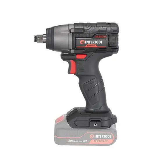Гайкокрут ударний акумуляторний INTERTOOL WT-9364 з безщітковим двигуном 20 В, 300 Nm, 0-2500 об/хв, 0-3000 уд/хв, 1/2", без ЗП та АКБ, image _ab__is.image_number.default