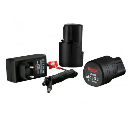 Шуруповерт аккумуляторный 12В Ronix 8012, фото , изображение 8