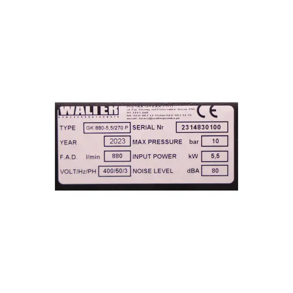 Компресор поршневий WALTER GK 880-5,5/270 P, image _ab__is.image_number.default