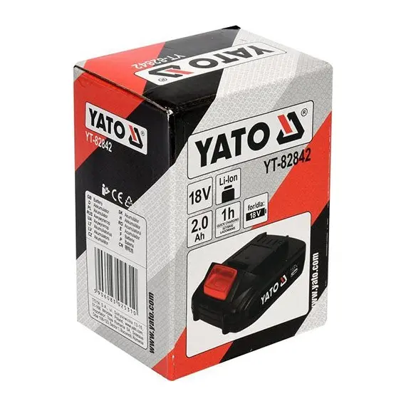 Акумулятор YATO YT-82842 LI-ION 18V 2Ah, image _ab__is.image_number.default