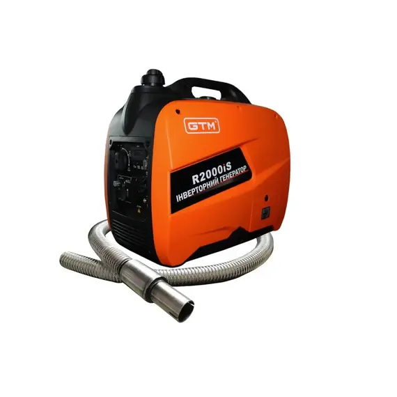 Інверторний генератор GTM R2000IS з рукавом для відведення вихлопних газів, image 