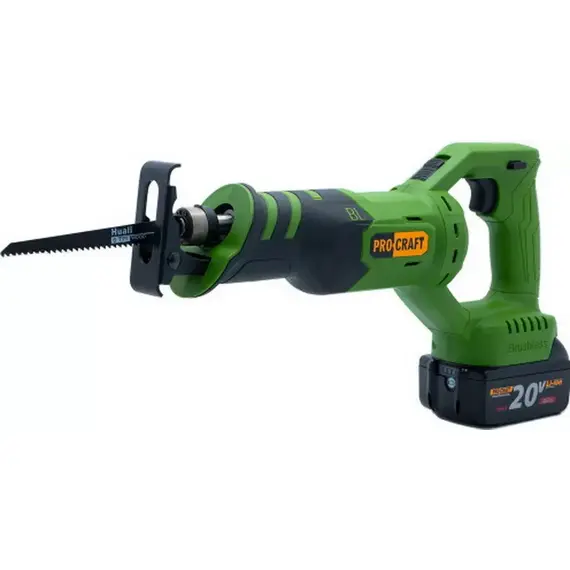 Пила сабельная аккумуляторная ProCraft PSS-20 с АКБ та ЗУ, фото , изображение 2