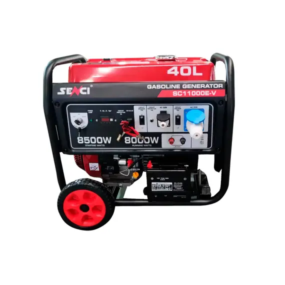 Генератор бензиновый Senci SC11000E-V 8 кВт, фото , изображение 3
