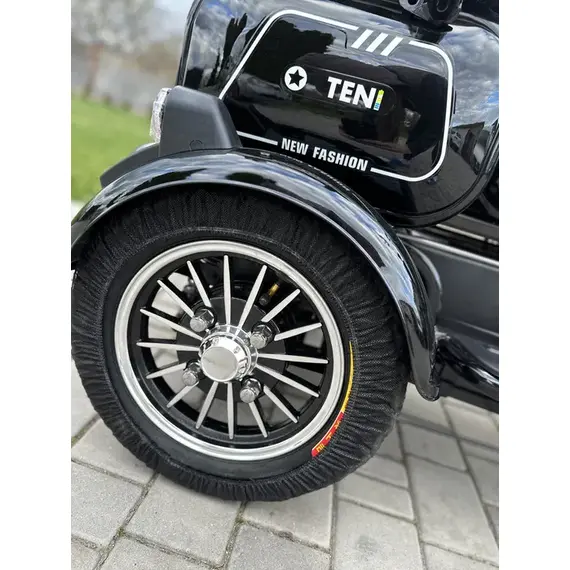 Электротрайк FADA TENi (трехколесный электроскутер) черный, фото , изображение 10