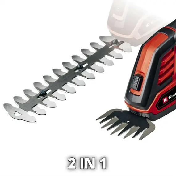 Ножницы для травы аккумуляторные Einhell GE-CG 18/100 Li T - Solo 18В PXC PXC телескоп. ручка (без АКБ и ЗУ), фото , изображение 3