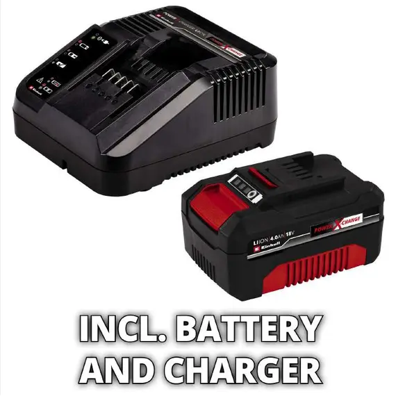 Газонокосилка+триммер аккумуляторные Einhell GE-CM 18/33 Li Set PXC 18В акб 1х4А (3413260+3411123), фото , изображение 3