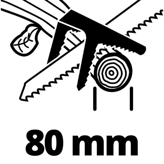 Обрезная пила садовая Einhell X-Change GE-GS 18LI PXC 18В пропил 90мм (без АКБ и ЗУ), фото , изображение 9