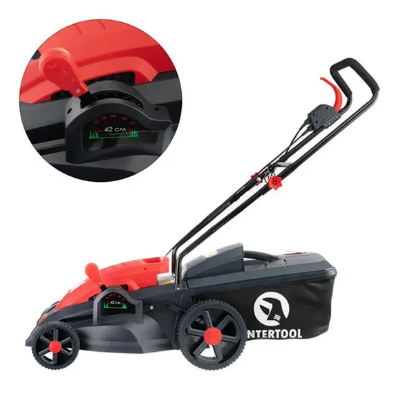 Газонокосилка электрическая STORM INTERTOOL WT-1201 1.8 кВт, фото , изображение 2