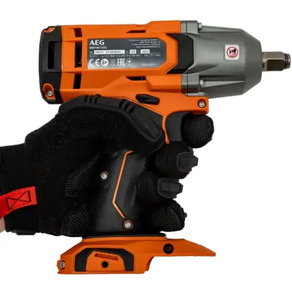 Аккумуляторный ударный гайковерт AEG BSS18C12ZC-0, 18 В (4935481078) каркас, фото , изображение 8