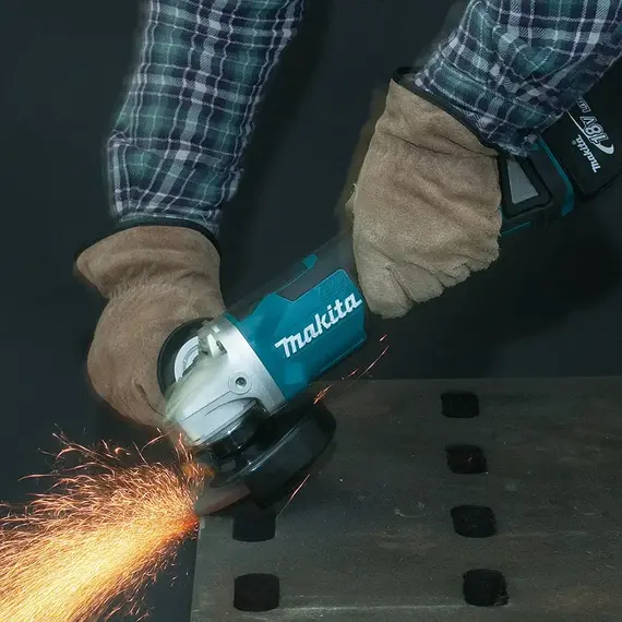 Аккумуляторная угловая шлифмашина Makita LXT DGA504Z (каркас), фото , изображение 8