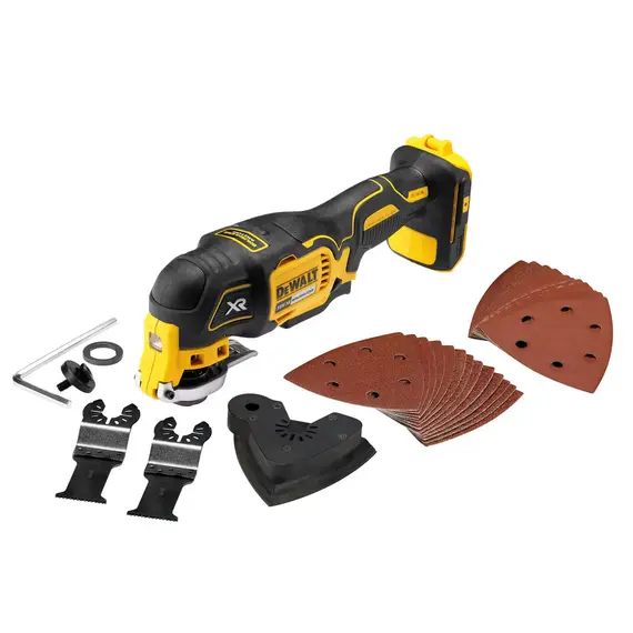 Многофункциональный инструмент аккумуляторный DeWALT DCS356NT, 18В XR Li-lon, без АКБ и ЗУ, в чемодане TSTAK, фото , изображение 2