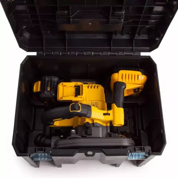 Пила дисковая погружная аккумуляторная DeWALT DCS520T2, 54В XR FLEXVOLT Li-lon, диск 165х20 мм, 2 АКБ 6 Ач и 2 Ач, ЗУ, в чемодане TSTAK, фото , изображение 3