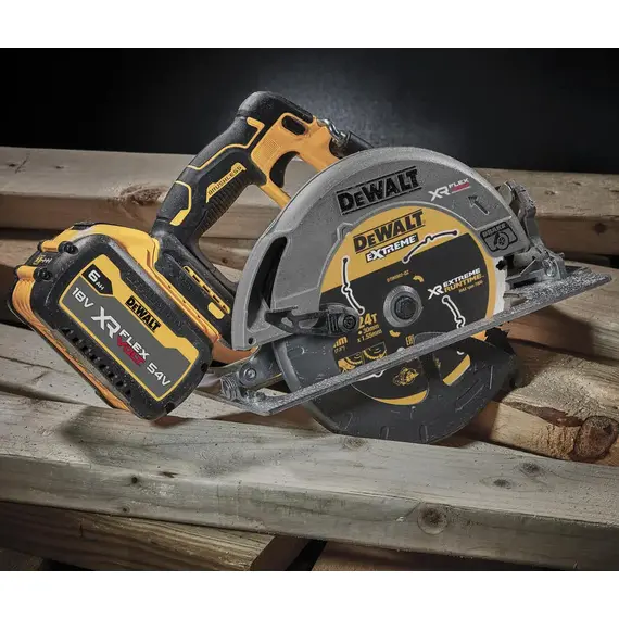 Пила дисковая аккумуляторная DeWALT DCS573T1, 18В XR Li-lon FLEXVOLT ADVANTAGE, диск 190х30 мм, АКБ, ЗУ, в чемодане TSTAK, фото , изображение 7