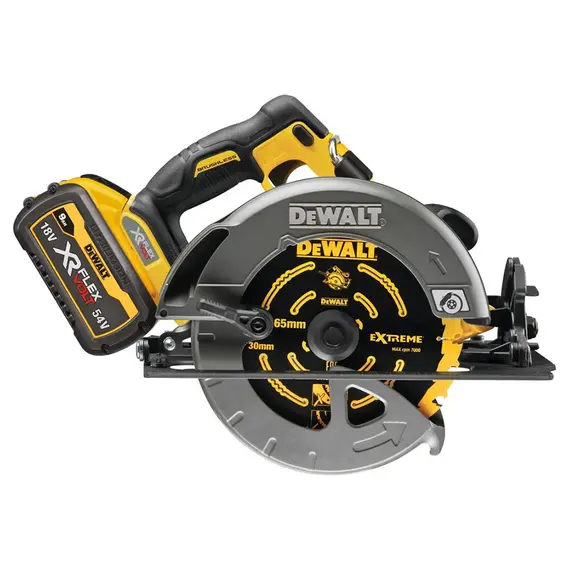 Пилка дискова акумуляторна DeWALT DCS578X2, 54В XR FLEXVOLT Li-lon 3 Аг, диск 190х30 мм, у валізі TSTAK, image _ab__is.image_number.default