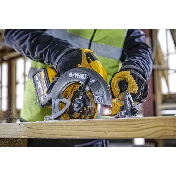 Пилка дискова акумуляторна DeWALT DCS578X2, 54В XR FLEXVOLT Li-lon 3 Аг, диск 190х30 мм, у валізі TSTAK, image _ab__is.image_number.default