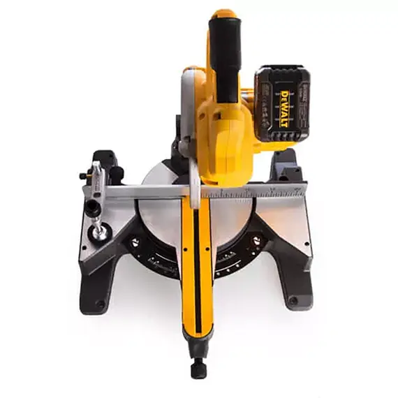 Пила торцовочная аккумуляторная DeWALT DCS777T2, 54В XR FLEXVOLT Li-Ion, диск 216х30 мм, 2 АКБ 6 Ач, фото , изображение 5