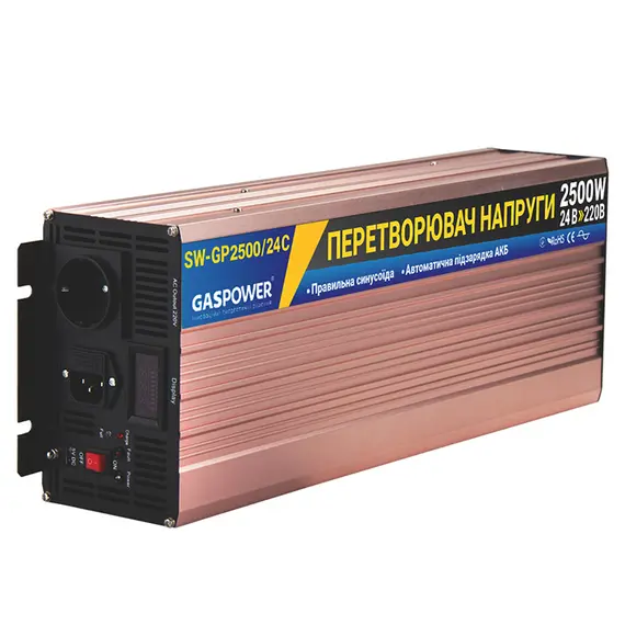 Комплект резервного питания Gaspower инвертор 24V 2500W + АКБ AGM CHILWEE 24V 116Ah, фото , изображение 3