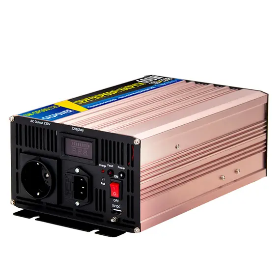 Комплект резервного питания Gaspower инвертор 12V 600W + АКБ AGM CHILWEE 12V 58Ah, фото , изображение 4