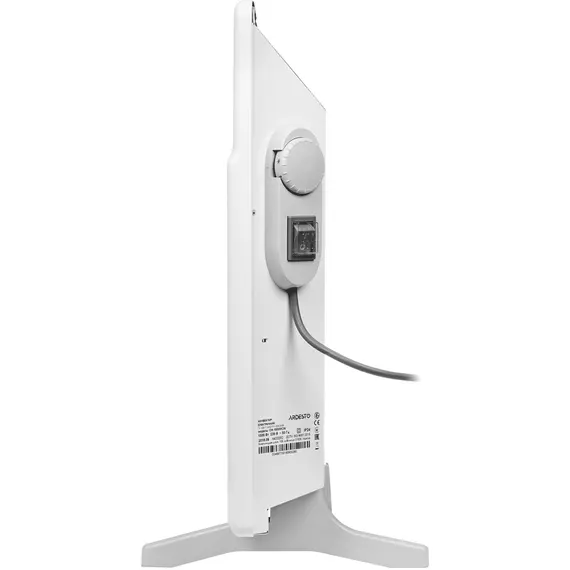 Конвектор ARDESTO CH-1500MCW, 15м2, 1500Вт, механическое управление, закрытый нагревательный элемент, IP24, белый, фото , изображение 4