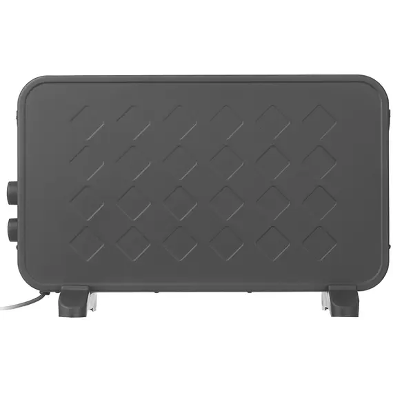 Конвектор ARDESTO CHH-2000MBR, 20м2, 2000Вт, механическое управление, открытый нагревательный элемент, черный, фото , изображение 4