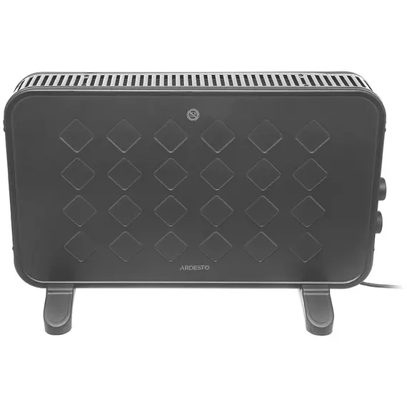 Конвектор ARDESTO CHH-2000MBR, 20м2, 2000Вт, механическое управление, открытый нагревательный элемент, черный, фото , изображение 5