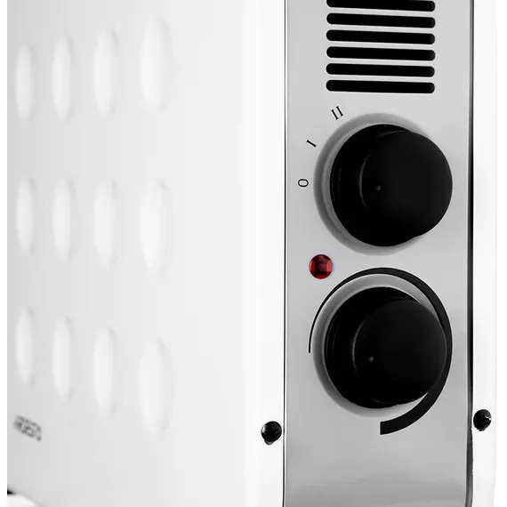 Конвектор ARDESTO CHH-2000MWC, 20м2, 2000Вт, механическое управление, открытый нагревательный элемент, белый, фото , изображение 6