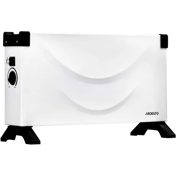 Конвектор ARDESTO CHK-2000MW, 20м2, 2000Вт, меоническое. управление, открытый нагревательный элемент, белый, фото , изображение 5